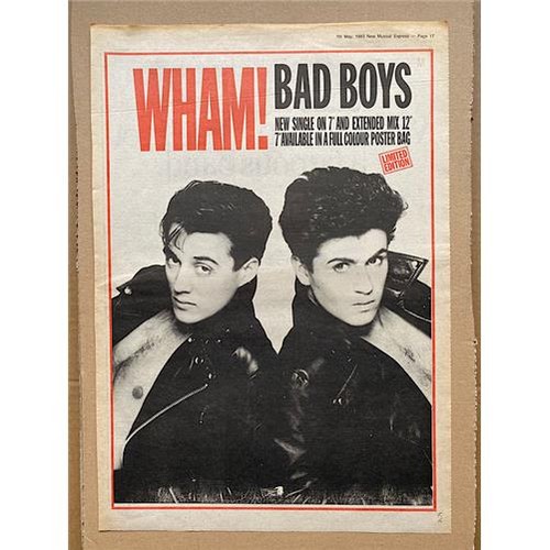 Wham bad boys poster sized - poster,