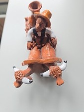 Romanian folk clay figurine