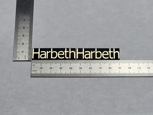 Harbeth speaker badge - harbeth, logo