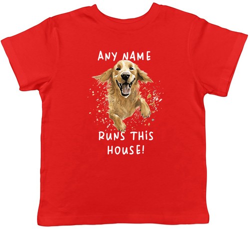 Personalised golden retriever - personalised,