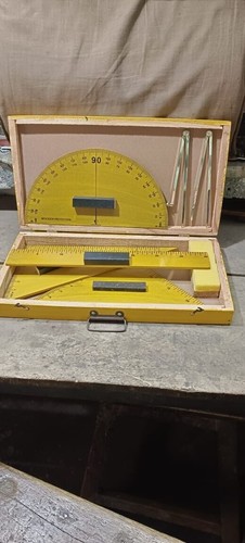 Set geometry wooden teacher - set,