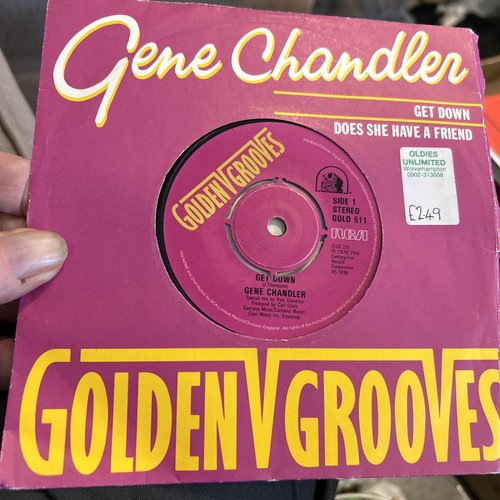 Gene chandler get down 7 - chandler, 7”