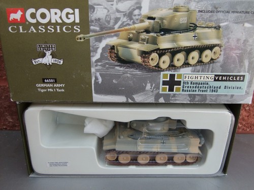 Corgi tiger tank russian - corgi, mk