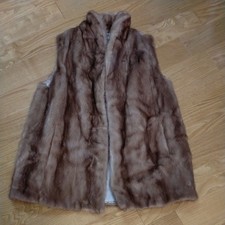 Mink Vest Gilet Real Fur