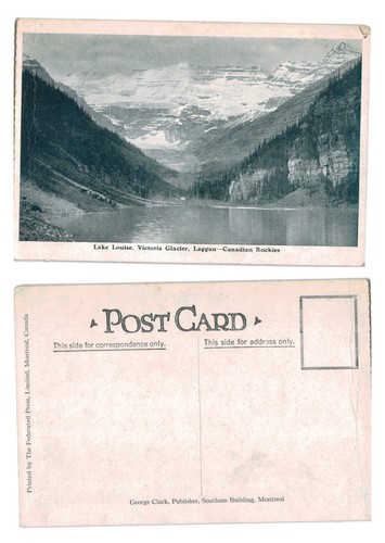 Postcard lake louise - postcard,