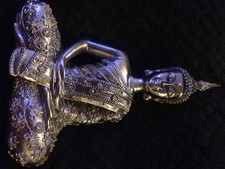 Buddha Figure Chrome Silver