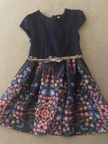 Lola maverick navy - navy, floral