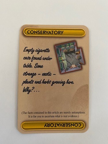 Cluedo 2000 spare replacement - cluedo,