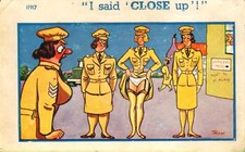 i said close up " army ladies