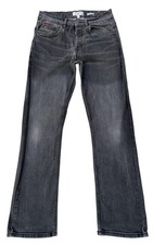 ? Lee Cooper Men’s Black Super Stretch Straight Fit Denim Jeans W32 L32