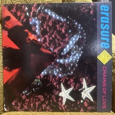 ERASURE - CHAINS OF LOVE (1988 6 TRACK MAXI-SINGLE)  1ST US PRESS