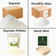 Soy, Paraffin, Sand Wax & Soy Pellets – Candle Wax for DIY Crafts & Projects UK