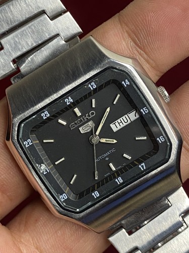 Seiko railway black - railway, dial