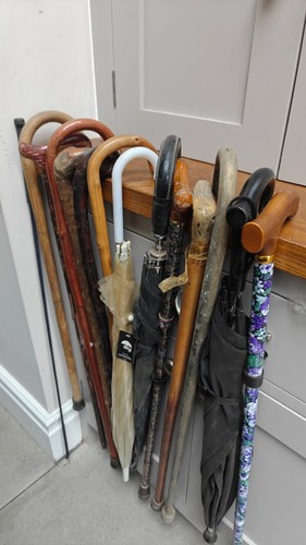 Vintage walking sticks and - vintage,