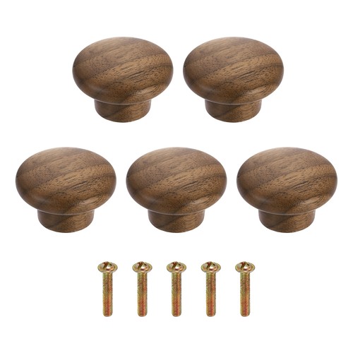 Pcs walnut dresser knobs - pcs,