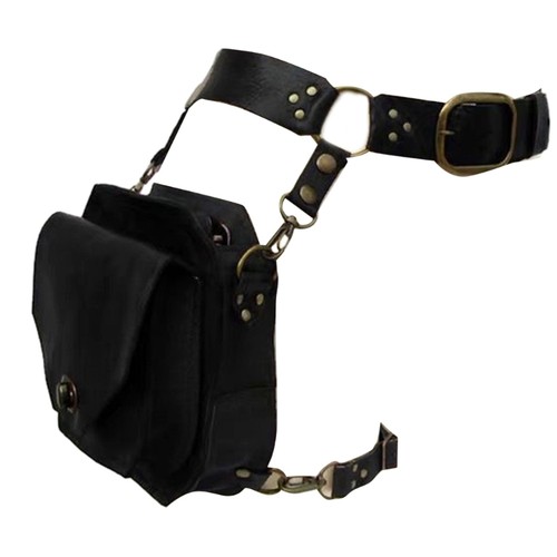 Steampunk drop leg thigh bag - drop,