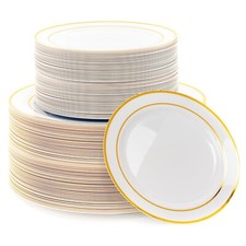 120 elegant white plastic - x,