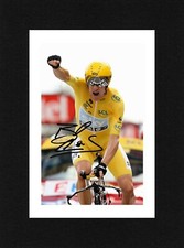 8X6 Mount BRADLEY WIGGINS Signed PHOTO Print Ready To Frame TOUR DE FRANCE