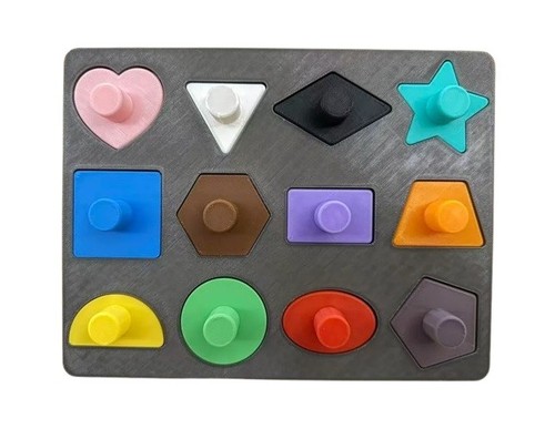 Montessori geometric inlay - geometric,