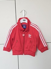 Adidas Originals Baby Girl /Boy Tracksuit Top Jacket Red Size Uk 1- 3 months New