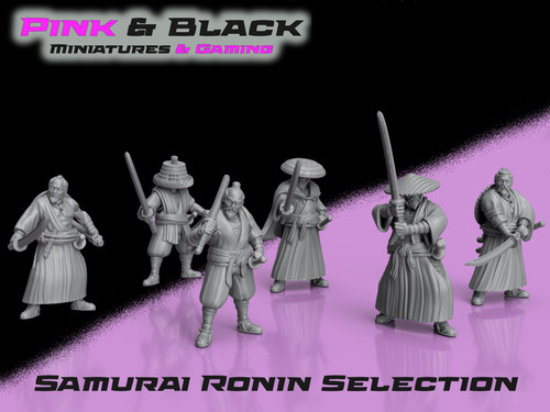 Samurai ronin miniatures - 6,