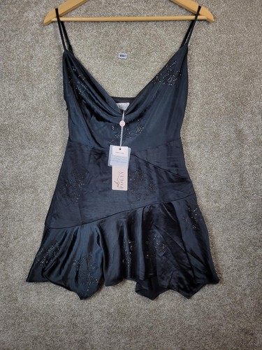 Polly black satin - polly,
