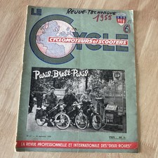 Motorcycle And Scooter Review No. 21 1955 Salon Paris Brest Paris Etc.