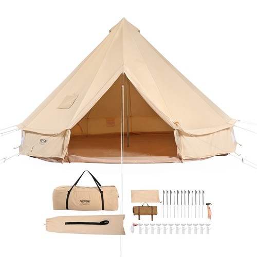 Vevor canvas bell tent - vevor,