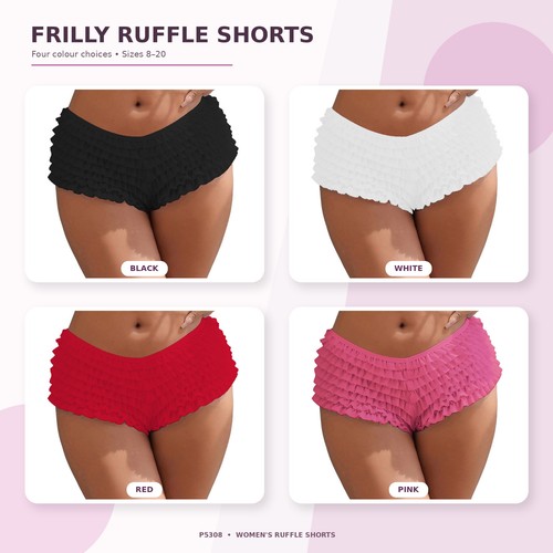Frilly knickers women ruffle - knickers,