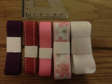 Bundle Of Ribbons In Pink/ Red