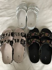 3 Pairs Of Sandals, All Size 8
