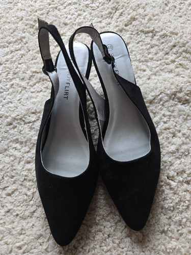 Bodyflirt black suede - black,