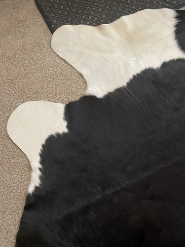 Real cow hide - real, brown