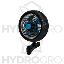 RAM AirFLEX  200mm (8”) Clip Fan - 90° Oscillating Base, 360° Rotating Grill