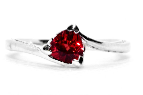 Vintage 9ct white gold red - vintage,