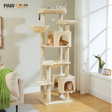 PAWZ Road Large Cat Tree Tower with Condo Big Hammock and Scratching Post 175cm