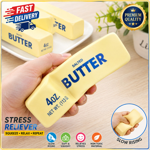 Premium butter squishy toy - premium,