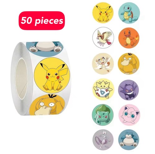 Pokemon stickers pack - 50,