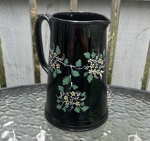 Antique victorian black glazed - antique,