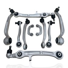 Front Suspension Full Track Control Arm Kit Ball Joints For Audi A6 2004-2018