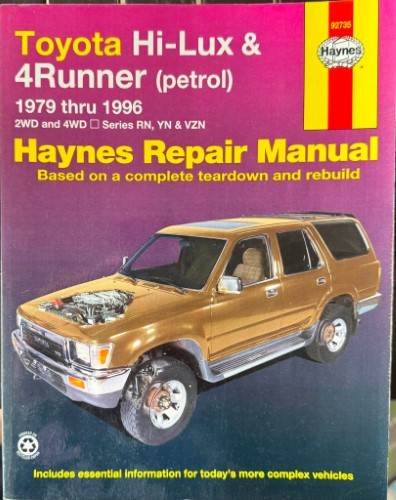 Book haynes repair manual - book,
