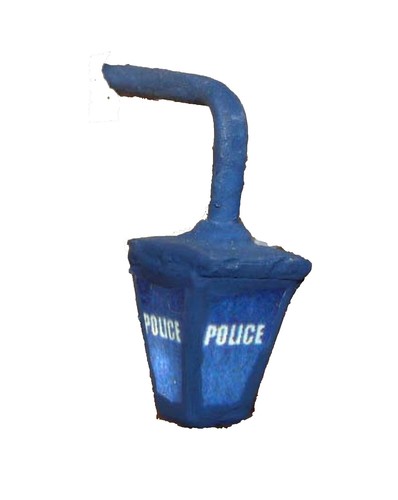 Working police wall light - working,