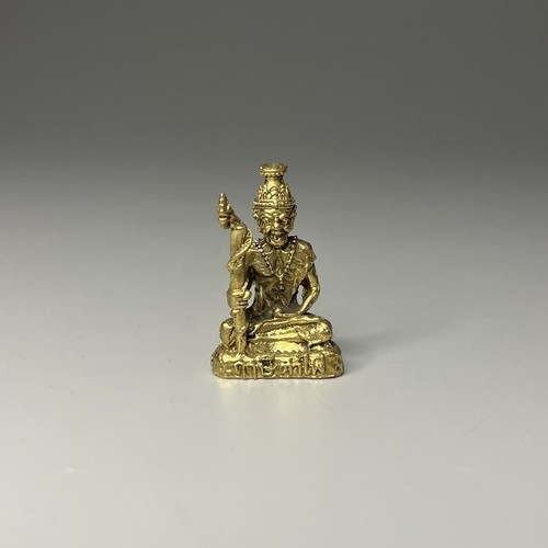 Miniature brass figurine - brass,
