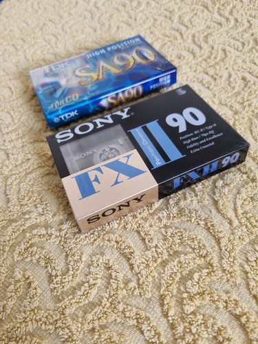 Blank audio cassette - 9x, tapes