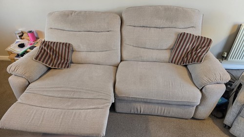 Lazyboy sofa and 2 - ,