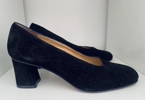Hobbs black suede - black, court