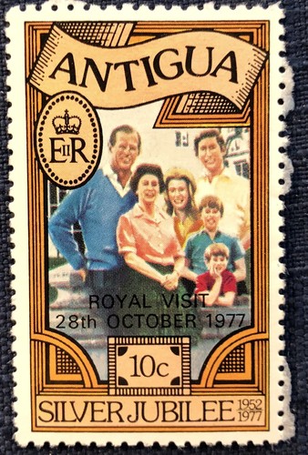 Antigua stamps silver - stamps,