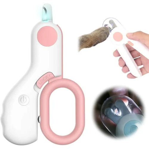 Led pet nail clipper - led,
