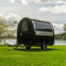 Black Arch Roof Mobile Food