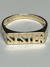 9ct GOLD SISTER RING